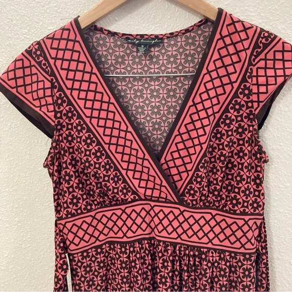 City Trisngles Elegant Geometric Patterned Dress Size M - Picture 3 of 14